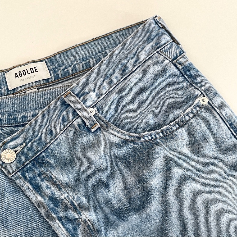 AGOLDE Criss Cross Denim Jeans - Picture 7 of 15